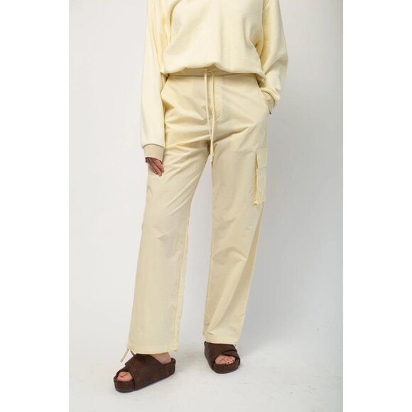 DONNI. Pants - DONNI. Women's Nylon Cargo Pants Size S In Cream